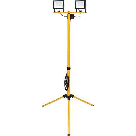 PROJECTEUR LED 2X50W IP65 AVEC TRÉPIED - 50 W