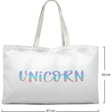 Sac Shopping Tote Bag - Coton Réutilisable 47x42 cm - Porté Épaule - 1 Pièce (1/4)