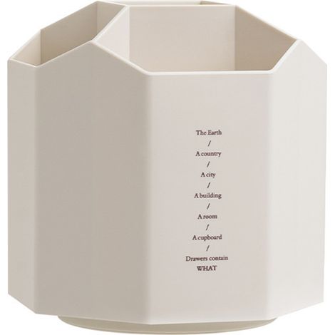 Support-Pour-Crayons - Tourne-360-Degrés - 5-Compartiments - Pour-Bureau-Et-Classe - ABS - 1-Pièce (1/5)