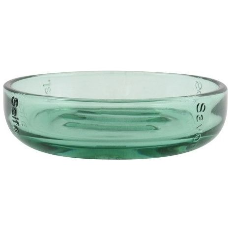 Porte savon en verre DENVER Vert Transparent MSV