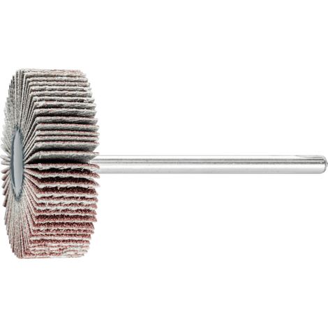 PFERD TOOLS Korund Fächerschleifer F Ø 30x10mm Schaft-Ø 3 mm A150 für Feinschliff und Finish 10 Stk