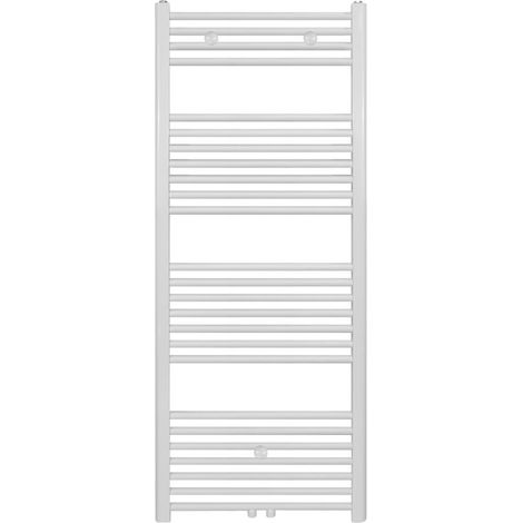 Belrad Badheizkörper Mittelanschluss Weiß - 1400x400 - 556w Badheizkörper - Mittelanschluss Weiß - 1400 x 400 (HxB)-556W (1/2)