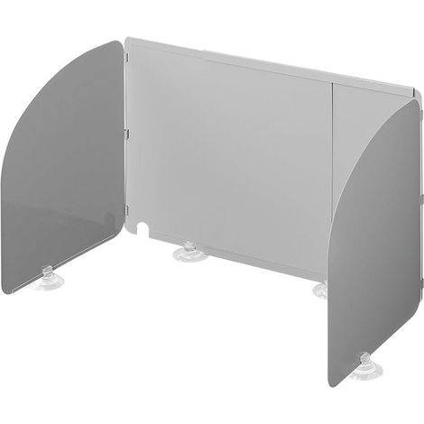 Paravientos de cocina 3 piezas de acero plegable y extensible 32/62 x 28,5 x 25 cm (1/5)