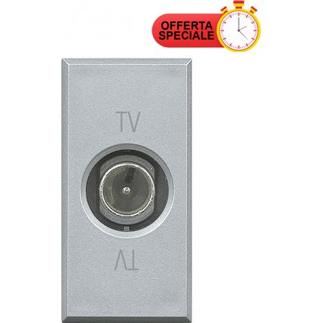 Presa TV passante maschio, serie Axolute, direzione diretta BTIHC4202P (1/2)