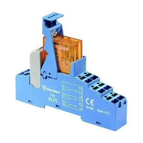 Relais d'interface 12V c.c., DPDT-2C/0, montage Rail DIN, série , 48 Series ( Prix pour 1 ) (1/2)