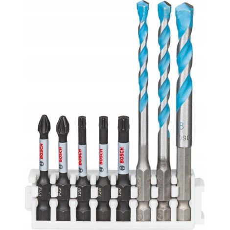 Set di punte e trapani Bosch, 8 pezzi (1/5)
