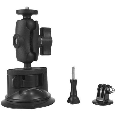 Support véhicule pour caméra sport support ventouse pare-brise voiture compatible accessoires caméra action (1/5)