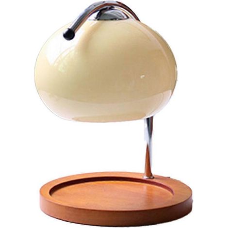 Lampe chauffe-bougie rétro en verre, à intensité variable, pour aromathérapie, lampe de chevet, lampe de bureau, décoration intérieure, prise européenne. (1/5)