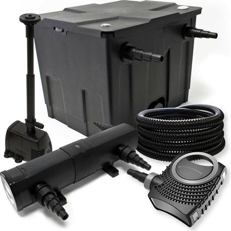 Kit de filtration biologique uvc 36w bassin 12000 L + pompe fontaine