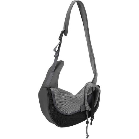 Sac de transport bandoulière mains libres pour animaux de compagnie, pochette de voyage pour animaux de compagnie avec poche avant, sac de transport pour chat pour les promenades, les voyages et l'usa