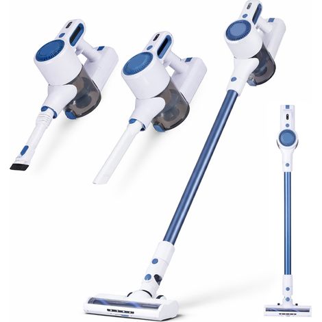 Scopa Elettrica 2in1 Ricaricabile Senza Fili 150W Aspirapolvere Spazzola Rotante