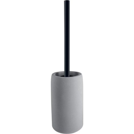 Brosse Wc avec support Céramique GEMMA Gris Foncé Spirella (1/2)