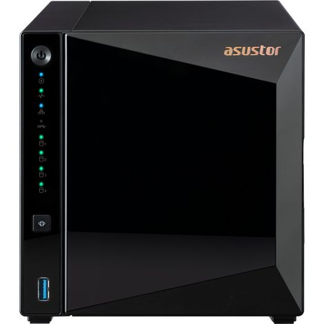 Asustor DRIVESTOR 4 Pro Gen2 AS3304T V2 NAS Realtek RTD1619B 2 GB DDR4 ADM Schwarz (1/5)