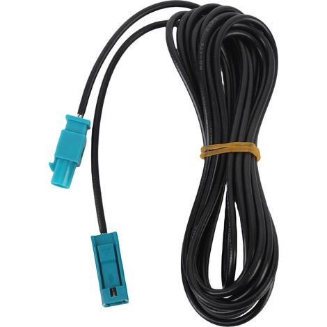 Câble d'extension d'antenne de véhicule FAKRA femelle vers radio stéréo à performances stables pour haut-parleur TV lecteur multimédia 300 cm/118,1 pouces (1/5)