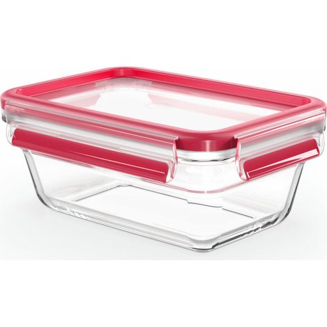 Emsa Clip & Close Aufbewahrungsbox rot 0,85 Liter (1/5)