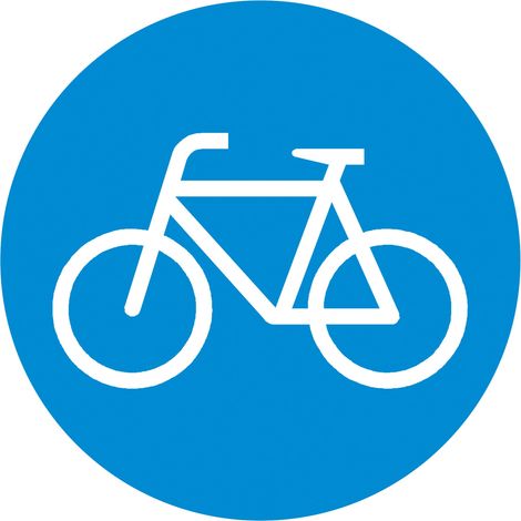 PROline-thermo Markierungsfolie Verkehrsschild Z 237 Ø 1000 mm