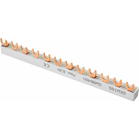 Gewiss PETTINE DI ALIMENTAZIONE - 3P+N - FINO A 6 MDC 1P+N / 2P - 12 TE, GW96491