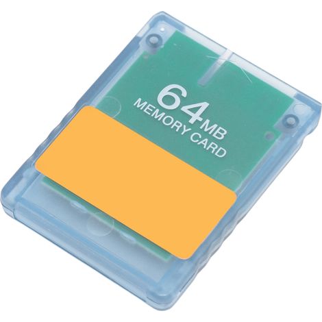 Carte mémoire pour console V1.966 OPL HD Loader, carte de programme de démarrage de jeu avec boîtier transparent bleu transparent 64 Mo (1/5)