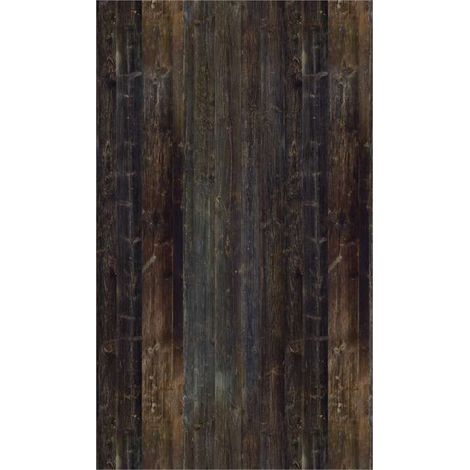 Panneau mural douche en alu-composite VIPANEL - Bois Décor Epicea - Finition Mat Perle - 150x255cm (1/5)