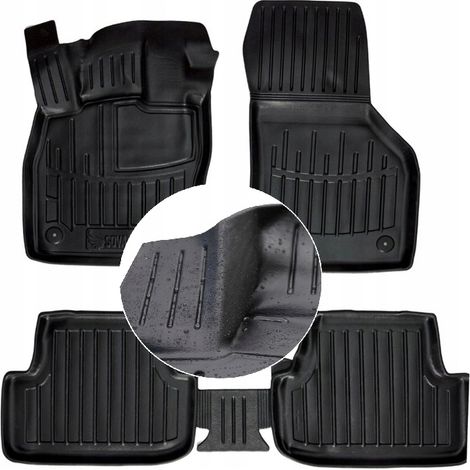 Tapis et essuie-glaces en caoutchouc pour VW Golf 8 hatchback à partir de 2020 - UD TUBES (1/5)