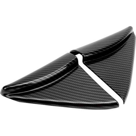 Garniture triangulaire intérieure de montant A, décor de pare-brise style fibre de carbone, compatible avec Nissan Navara/NP300/Frontier 15-19 (1/5)