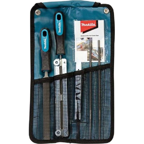 Makita - Set 5 limes d’affûtage de chaîne D-72182