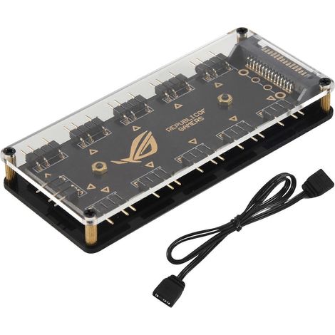 Répartiteur LED RGB 5 V 3 broches à 10 ports avec câble d'extension 3 broches de 50 cm, idéal pour de nombreux éclairages RGB (1/5)