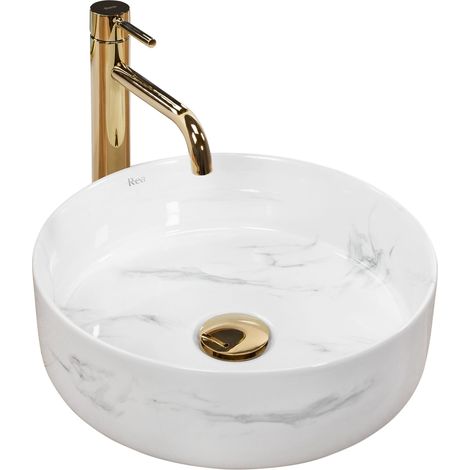LAVABO IN MARMO SAMI NATURE - DA APPOGGIO SKU REA-U6606 (1/5)