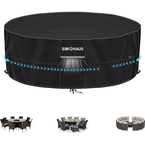 Waterproof Outdoor Cover for Round Table 230 x 80 cm (1/5)