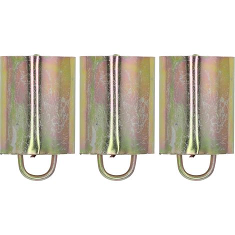 Lot de 3 cloches pour bovins et ovins, cloche d'élevage renforcée, modèle n°3, vendu par lot de 3 (1/5)