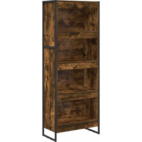 Maison Exclusive - Estantería para libros Roble Humo 60 x 30 x 15