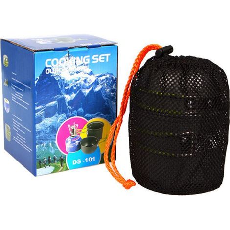 Ensemble Cuisine Camping Poêles Casseroles Antiadhésives - Batterie Extérieure Légère Randonnée Sac à Dos (1/5)