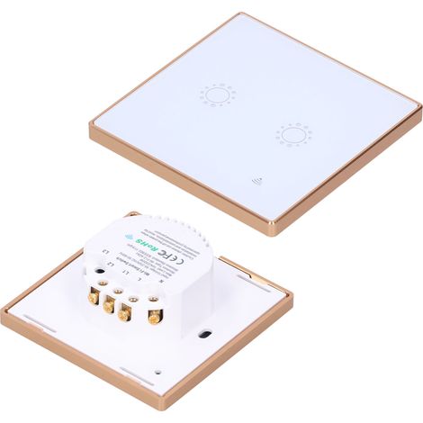 Intelligenter Touch-Schalter mit WLAN-Fernbedienung, UK-Standard-Netzstecker, 2200 W, 95–240 V AC (1/5)
