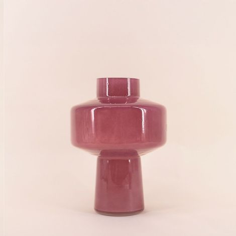 Vase géométrique en verre, H27cm (1/5)