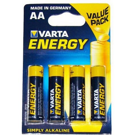Varta Energy AA Alcaline Batterien Pack mit 80 Stück