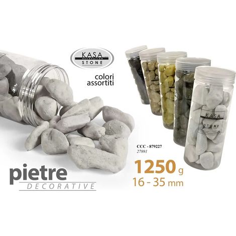 Pietre decorative in barattolo 1250 g assortite
