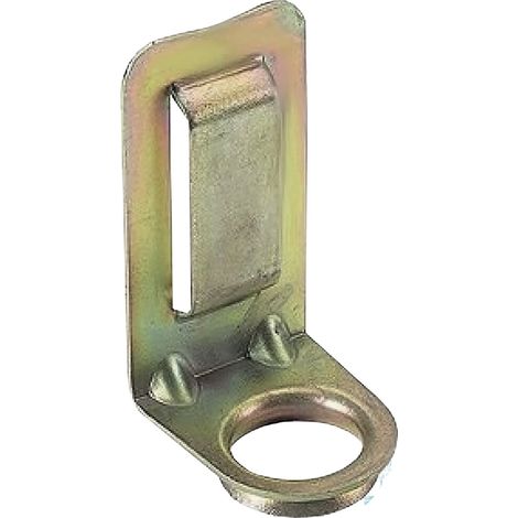 Zangenhalter aus Metall mit Bogen, braun, Stahl, 80 x 36 x 40 mm, Typ 950IMP, 1 ST