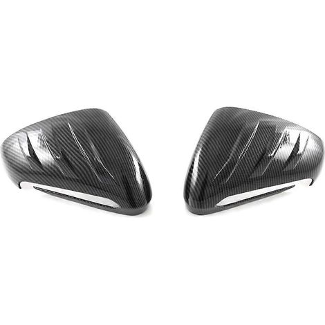 2 coques de rétroviseur style fibre de carbone en ABS pour SEAL 2022-- (1/5)