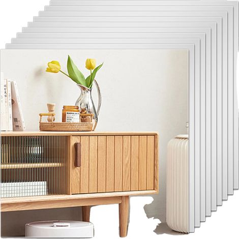 Autocollants Miroir, Auto-adhésifs, Design Flexible, 20Pcs 30x30cm (1/2)