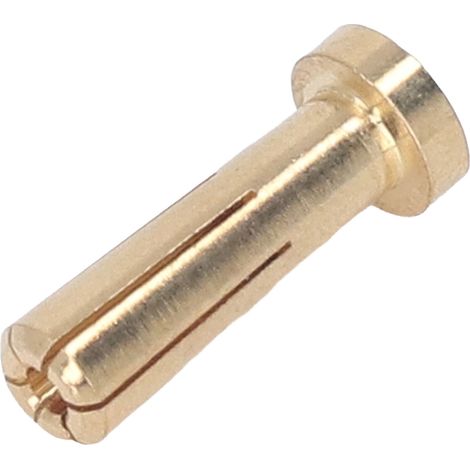 50 Stück 5-mm-Batteriestecker, 5 mm Messing, hochfest, für RC-Batterien, Regler, Motoren (1/5)