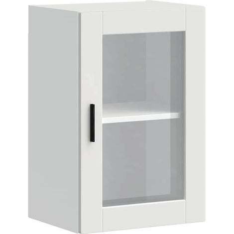 Maison Exclusive - Pensile da Cucina con Porta in Vetro Porto Bianco (1/5)