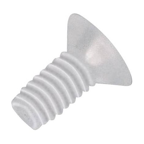 Vis à tête bombée fraisée TOOLCRAFT 830421 10 pc(s) M4 30 mm tête fraisée cruciforme plastique, Polyamide N/A C27159 (1/3)