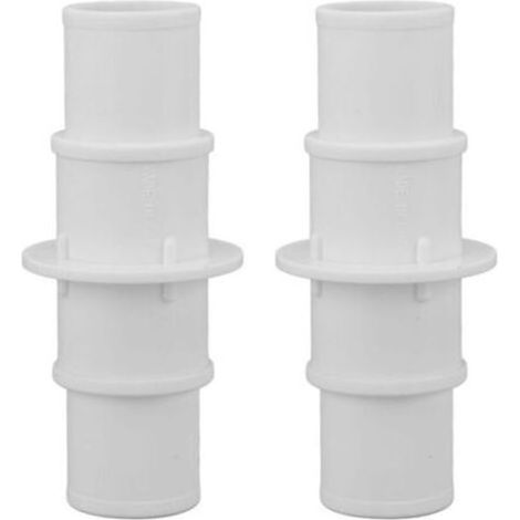 Raccord de tuyau, adaptateur de tuyau pour aspirateur de piscine, colliers de serrage réglables, 2 Pièce (1/4)