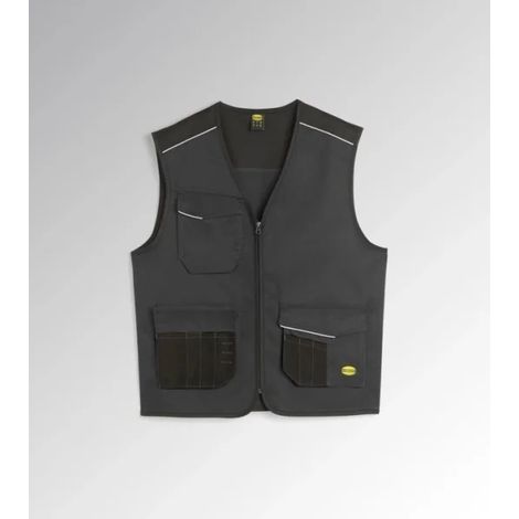 Gilet da lavoro Diadora Vest Mover 2.0 - XL - Nero