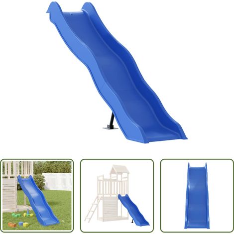 Spielrutsche -  Kinderrutsche Blau 174x38 cm Polypropylen