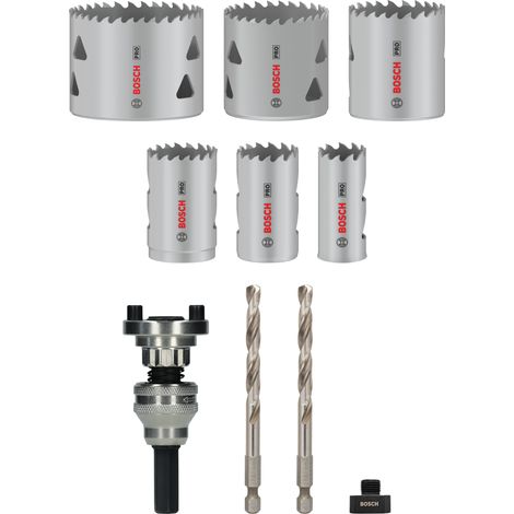 Bosch PRO Multi Material Hole Saw Q-Lock Arbor Set 10pcs 2608901550 (1/5)