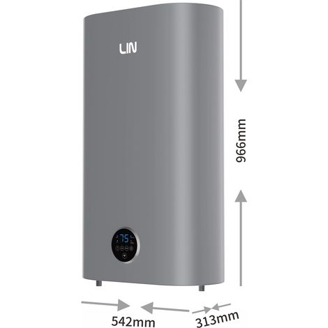 Calentador de agua eléctrico lin lifvd1smgy 80 l universal gris con wifi (1/5)