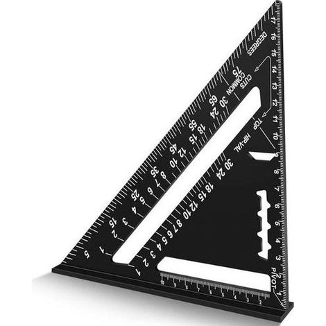 Equerre Menuisier,haute précision mesure outillage, Outils de Traçage pour charpentier, couvreur, ingénieur,Bricolage Outillage (1/5)
