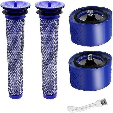 Lot de 2 filtres pour aspirateur V6, préfiltres V6 compatibles avec les filtres Dyson V6, pièces de rechange de haute qualité pour la tête moteur Absolute Animal WHBYV (1/4)
