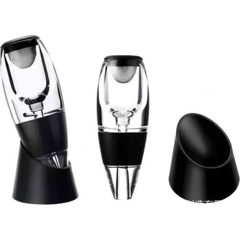 Aérateur de vin - CELLUSTOP - Magic Decanter - Transparent - Filtre en maille - Acrylique alimentaire
